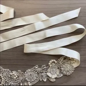 BHLDN | Accessories | Bhldn Elegant Silver And Cream Floral  display picture 1